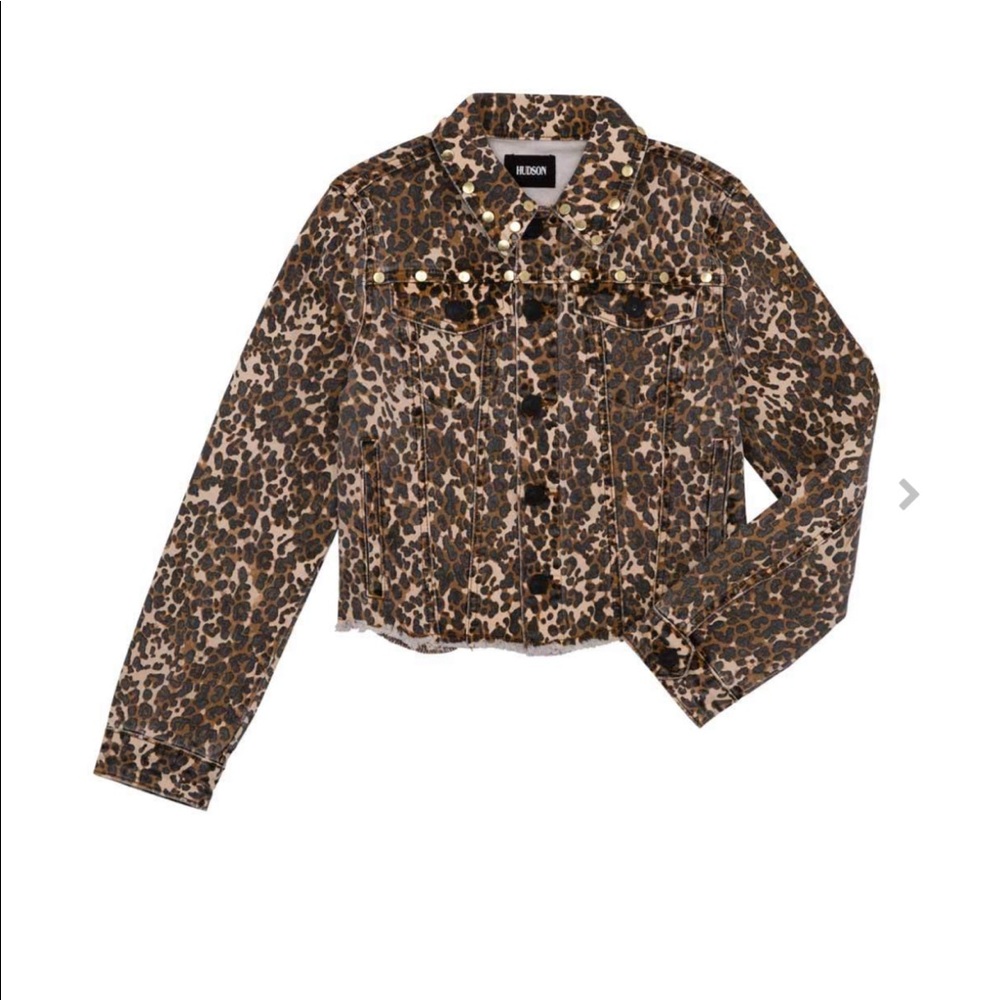 Hudson Jeans Leopard Jacket M